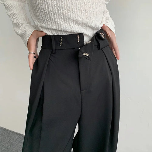 Load image into Gallery viewer, Fashion Casual Men&#39;s Straight Suit Trousers Male Loose Solid Color Wide Leg Pants Spring Menwear Trend 9A7641
