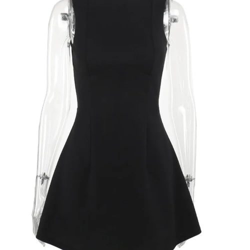 Load image into Gallery viewer, Spring 2024 New Sexy Slim Fit Short Skirt Women's Open Back Tank Top Basic Dress
