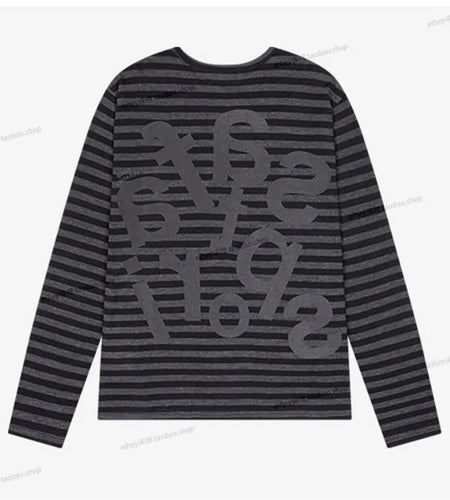 Letter Print T Shirts Women Clothing Preppy Style O-neck Long Sleeve Tees Chic Korean Camisetas Y2k Tshirts Tops 2024 Ropa Mujer