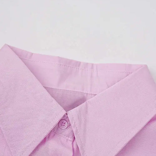 Load image into Gallery viewer, Women pink Color Sequins Mesh Ruffles Big Size Blouse New Lapel Sleeveless Shirt Fashion Tide Spring Summer 2025 CPG1527
