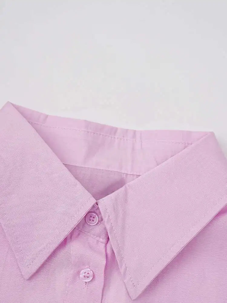 Women pink Color Sequins Mesh Ruffles Big Size Blouse New Lapel Sleeveless Shirt Fashion Tide Spring Summer 2025 CPG1527