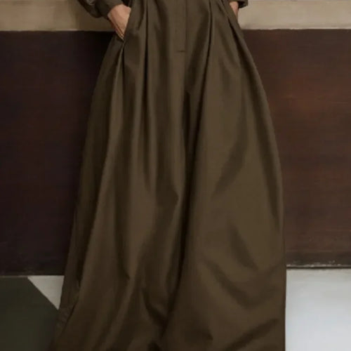 Load image into Gallery viewer, Women&#39;s Christmas Green Pant Outifits Fall 2024 Wide Leg Trousers with Pocket for Female Clothes Spring
