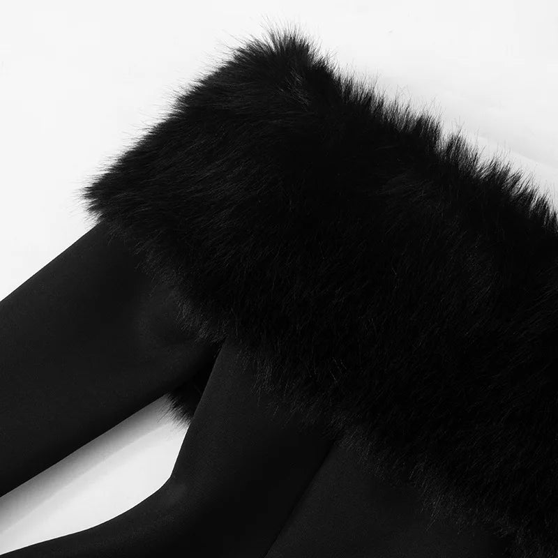 Feather Strapless Long Sleeve Sexy Mini Dress Women Fashion Off-shoulder Backless High Waist Club Party Dress Elegant