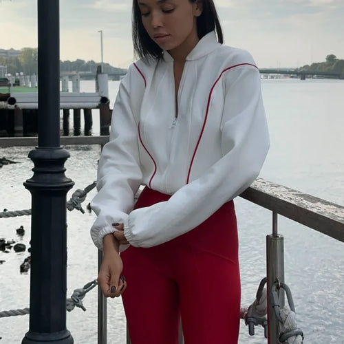 Load image into Gallery viewer, Fashion Autumn/Winter New 2025 Stretch Tight Jumpsuit Women Zipper Long Sleeve Casual Jumpsuit Outdoor Sports Rompers
