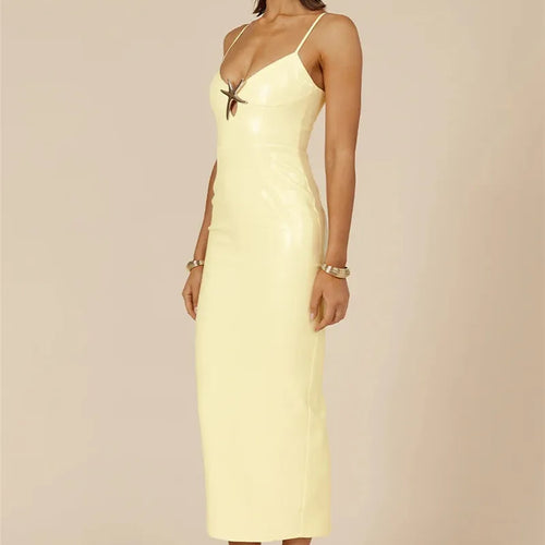 Load image into Gallery viewer, Sequins Spaghetti Strap Gradient Sexy Maxi Dress For Women Fashion Sleeveless Backless Split Sparkle Club Party Dress
