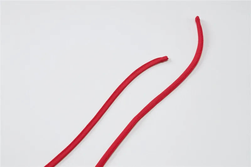 Red Lace Off-shoulder Sexy Mini Dress For Women Fashion Halter Strapless Long Sleeve Bodycon Club Party Sexy Dress