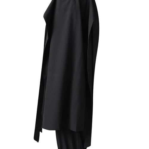 Load image into Gallery viewer, High Elastic Waist Black Irregular Spliced Long Wide Leg Pants New Trousers Women Fashion Tide Spring Autumn 2025 CPG2997
