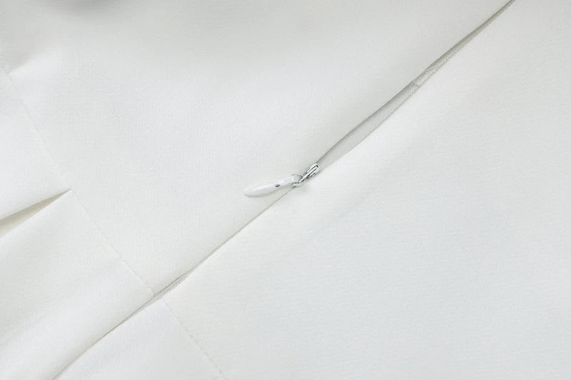 Off-shoulder Backless Pleated Maxi Dress Women Fashion Strapless Sleeveless High Waist A-line Club Long Dress Elegant