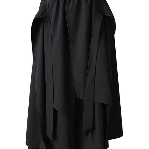 Load image into Gallery viewer, High Elastic Waist Black Irregular Spliced Long Wide Leg Pants New Trousers Women Fashion Tide Spring Autumn 2025 CPG2994
