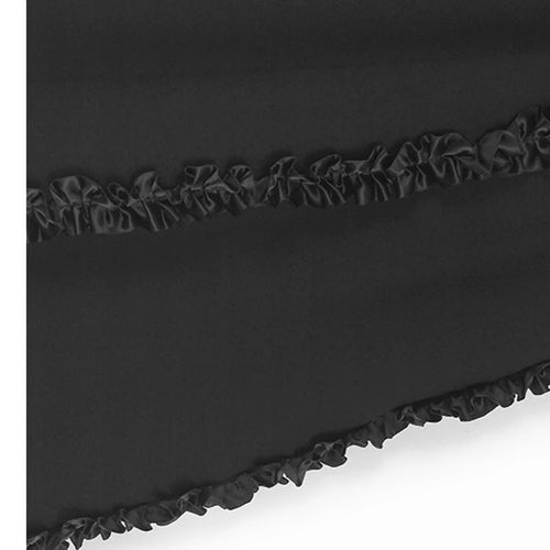 Load image into Gallery viewer, High Elastic Waist Black Ruffles Irregular Hem Elegant A-line Skirt Women Fashion Tide New Spring Autumn 2025 1DH9660
