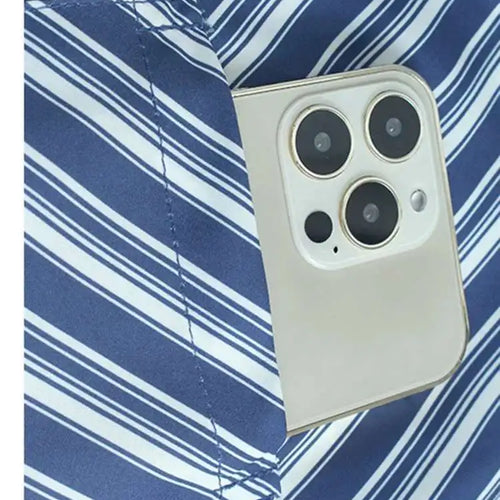 Load image into Gallery viewer, Women Blue Striped Spliced Pocket Big Size Casual Shirt Dress New Lapel Sleeve Fashion Tide Spring Summer 2025 1DH9810
