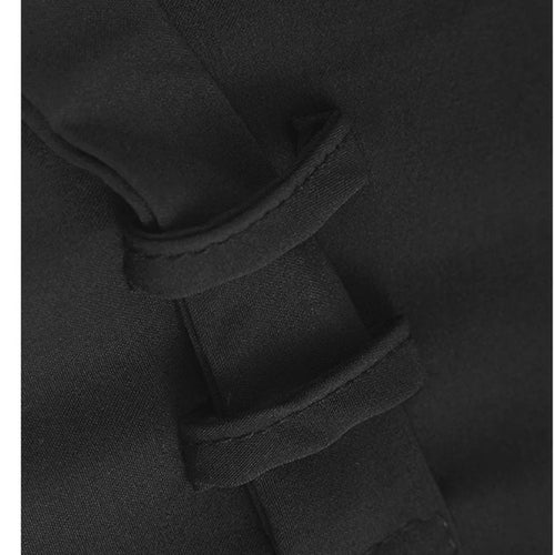 Load image into Gallery viewer, Women Black Ribbons Irregular Big Size Elegant Blouse New Lapel Long Sleeve Shirt Fashion Tide Spring Autumn 2025 1DH9664
