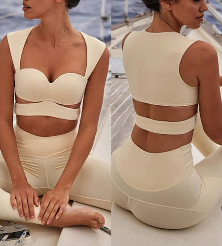 Pocket Women Underwear Sports Bras Fitness Yoga Running Jogging Gym Wear Stretch Padded Sling Sport Top Athletic Vest Yoga Bra