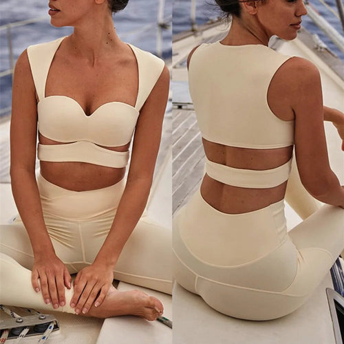 Load image into Gallery viewer, Pocket Women Underwear Sports Bras Fitness Yoga Running Jogging Gym Wear Stretch Padded Sling Sport Top Athletic Vest Yoga Bra
