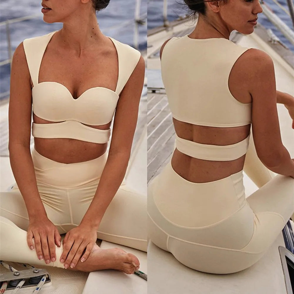 Pocket Women Underwear Sports Bras Fitness Yoga Running Jogging Gym Wear Stretch Padded Sling Sport Top Athletic Vest Yoga Bra