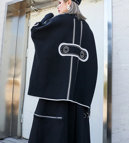 Both Side Wear Big Size Knitting Sweater Turtleneck Long Sleeve Women Pullovers New Fashion Autumn Winter 2025 1DE3629