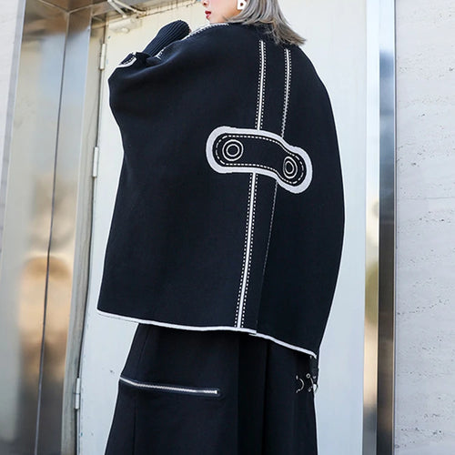 Load image into Gallery viewer, Both Side Wear Big Size Knitting Sweater Turtleneck Long Sleeve Women Pullovers New Fashion Autumn Winter 2025 1DE3629
