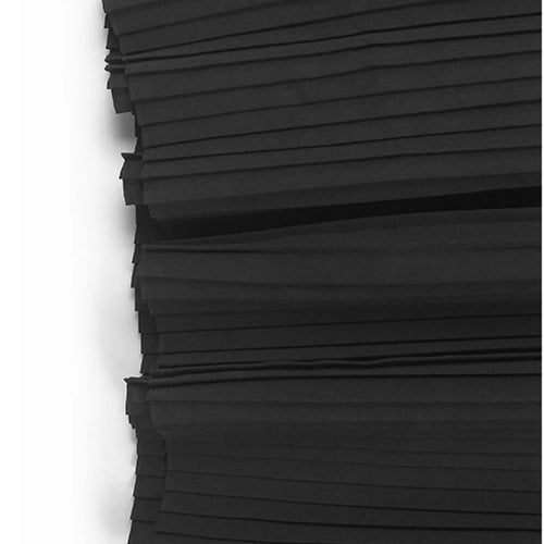 Load image into Gallery viewer, Women Black Pleated Spliced Big Size Midi Dress New Round Neck Short Sleeve Fashion Tide Spring Summer 2025  1DJ0989
