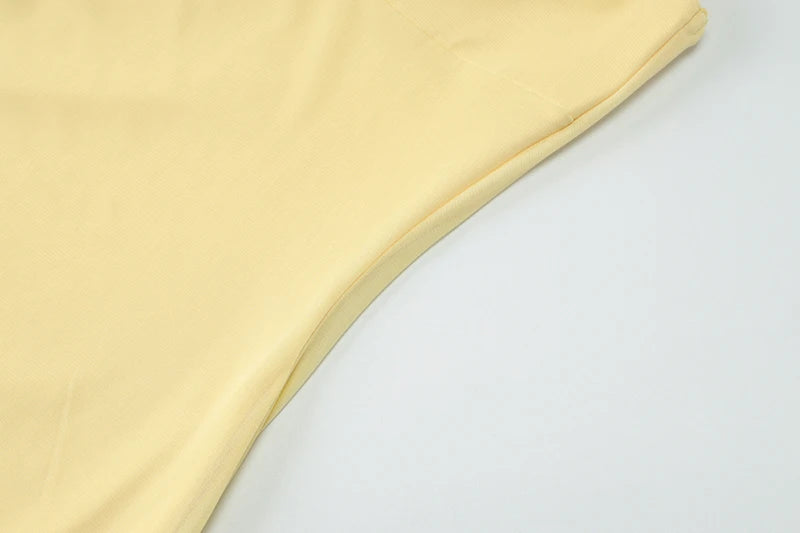 Spaghetti Strap Backless Sexy Maxi Dress For Women Gown Summer New Yellow Sleeveless Bodycon Long Dress Vestido