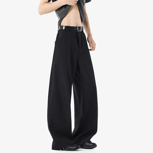 Load image into Gallery viewer, Men's Suit Pants New Korean Style Straight Leg Loose Trousers Solid Color Fashionable Design Casual Menwear Spring 9W1527
