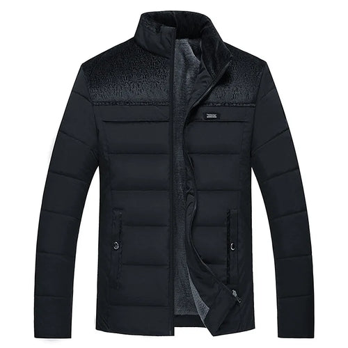 Load image into Gallery viewer, Mens Winter Jackets and Coats Male Parka Thick Warm Solid Color Men&#39;s Coat Padded Overcoat Outerwear Windbreakers
