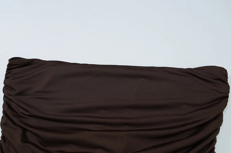 Sexy Skirt Two Peces Sets Women Elegant Off-shoulder Slim Fit Crop Top And Bodycon Skirt Two Peces Sets Ladies Outfits