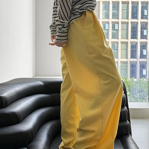 Load image into Gallery viewer, High Elastic Waist White Brief Pleated Long Wide Leg Pants New Trousers Women Fashion Tide Spring Autumn 2025 1DJ1517

