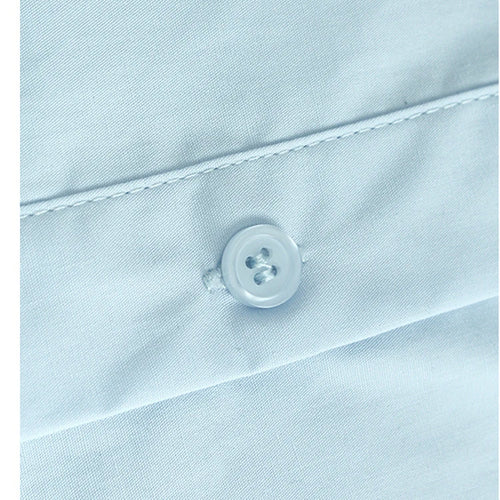 Load image into Gallery viewer, Women Blue Circle Printed Spliced Big Size Midi Shirt Dress New Lapel Short Sleeve Fashion Tide Spring Summer 2025 1DJ1356
