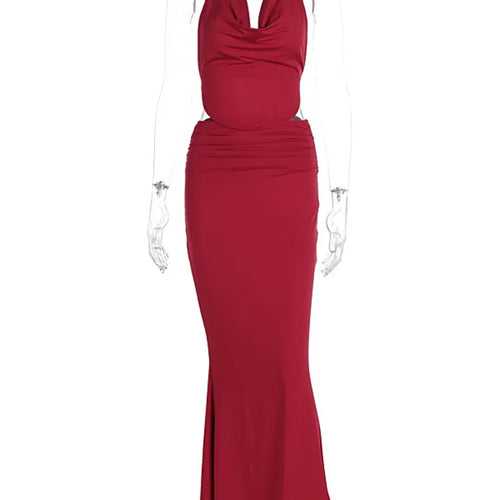Load image into Gallery viewer, Sexy Deep V Backless Bodycon Party Club Evening Dress Set Women Spring Summer New 2025 Slim Sleeveless Top Female Set
