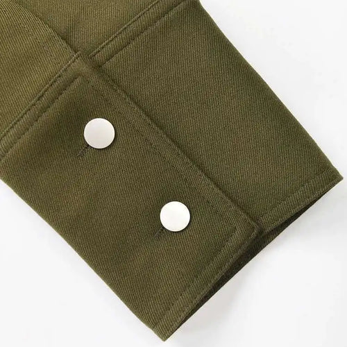 Load image into Gallery viewer, Women Green Paint Elegant Long Blazer New Lapel Long Sleeve Loose Fit Jacket Fashion Tide Spring Autumn 2025 1DF613806
