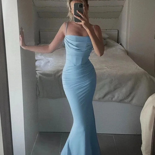 Load image into Gallery viewer, Maxi Elegant Dresses for Women white Draped Corset Dress sexy Long Slim Wedding Party Dresses Wholesale
