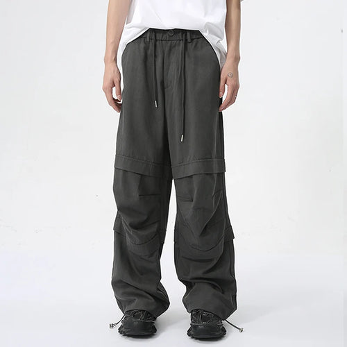 Load image into Gallery viewer, Men&#39;s Wear Overalls Spring New American Style Men Casual Pants Deconstructed Spliced Straight Loose Trousers Trendy 9C5980
