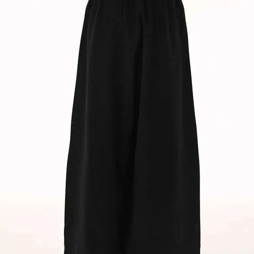 Load image into Gallery viewer, High Elastic Waist Black Pocket String Long Wide Leg Pants New Trousers Women Fashion Tide Spring Autumn 2025 1DH9507
