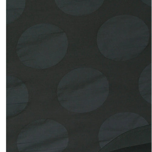 Load image into Gallery viewer, Women Black Dot Ruffles Big Size Casual T-shirt New Round Neck Short Sleeve Fashion Tide Spring Summer 2025 1DJ0188
