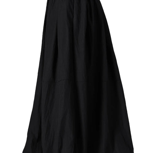 Load image into Gallery viewer, High Elastic Waist White Spliced Brief Casual A-line Half-body Skirt Women Fashion Tide New Spring Autumn 2025 CPG2827
