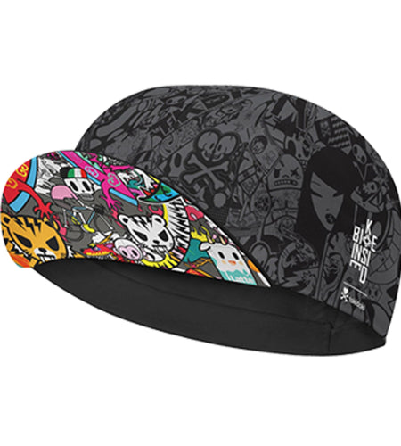 Classic Retro Black Zoo Theme Polyester Cycling Cap Quick Dry Breathable Sports Men's Hat Sun Protection Balaclava Summer