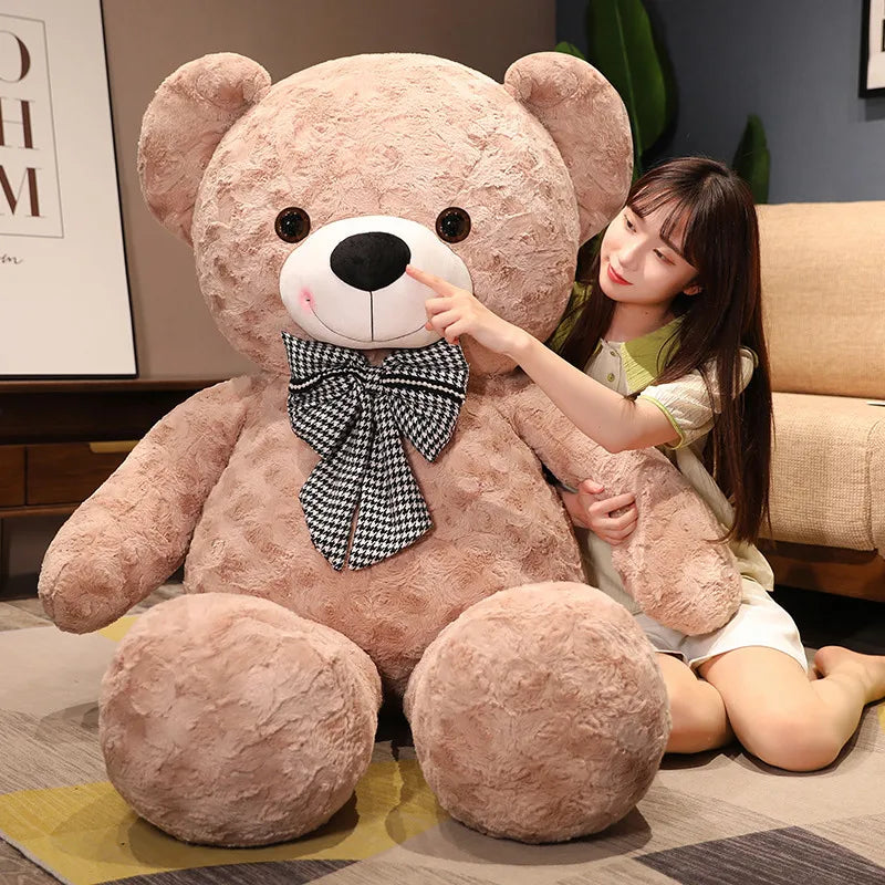 New Hot Kawaii 4 Colors Teddy Bear With Scarf Stuffed Animal Bear Plush Toys Doll Pillow Kids Lovers Birthday Baby Gift