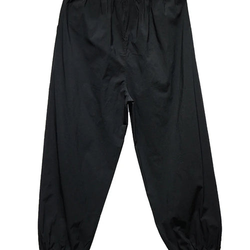 Load image into Gallery viewer, High Elastic Waist Black Brief Pocket Casual Harem Pants New Trousers Women Fashion Tide Spring Autumn 2025 1DJ0897
