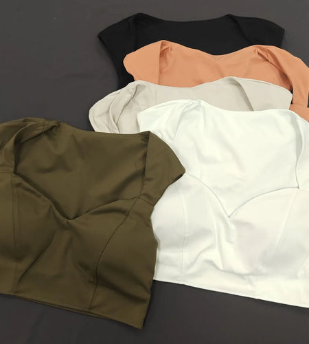 Yoga Bra Workout for Women Underwear Gym Workout Crop Tank High Waist Shorts Bra for Women Outfits Fitness Running