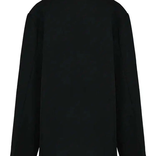 Load image into Gallery viewer, Women Black Zipper Irregular Big Size Blazer New Lapel Long Sleeve Loose Fit Jacket Fashion Spring Autumn 2025 1DH1523
