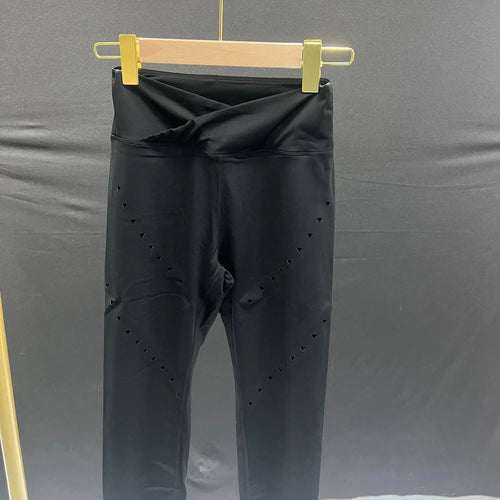 Load image into Gallery viewer, Slim Fit Yoga Pants Triangle Hole High Waist Pilates Training Breathable Quick-Drying Leggings Workout
