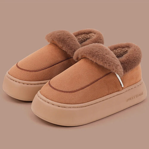 Load image into Gallery viewer, Women&#39;s Boots Snow Slip On Ankle Boots For Women Heels Winter Boots Platform Shoes Woman 2025 New Fur botas mujer Winter Shoes
