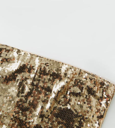 Glitter Bandeau Vest y2k Women Clothes Sequins Solid Color Off Shoulder Strapless Sleeveless Tube Top T Shirts Clubwear