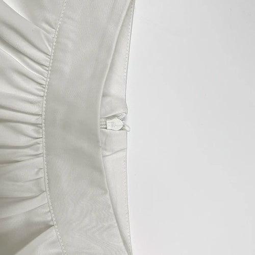 Load image into Gallery viewer, Summer Women Elegant Blouse Business Work Casual Half Ruffle Sleeves Layered White Woman Shirts Top Trendy
