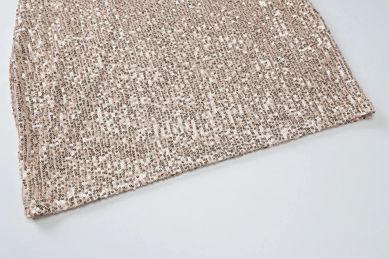 Sequins Off-shoulder Sexy Mini Dress For Women Fashion Strapless Feather Backless Bodycon Club Party Sparkle Dress