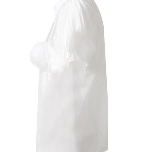 Load image into Gallery viewer, Women Black Dot Patch Shaped Big Size Elegant Blouse New Lapel Short Sleeve Shirt Fashion Tide Spring Summer 2025 CPG3229
