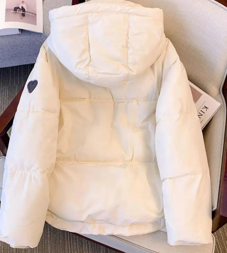 2023 Womens Winter Black Oversize Jacket High Quality Thick White Down Cotton Overcoat Female Fashion Brown Hooded Loose Parkas