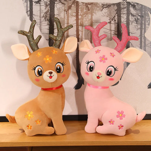 Load image into Gallery viewer, 33/47/53CM Kawaii Sika Deer Plush Toys Beautiful Little Deer Plushie Dolls Stuffed Soft Animal Pillow Fantastic Decor Gift
