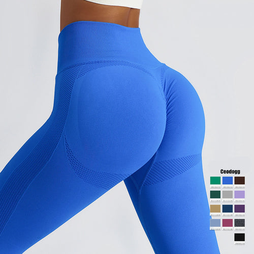 Load image into Gallery viewer, Seamless Women Fitness Running High Waist Scrunch Yoga Pants Push Up Sport Gym Athletic Jogging Workout Female Leggings

