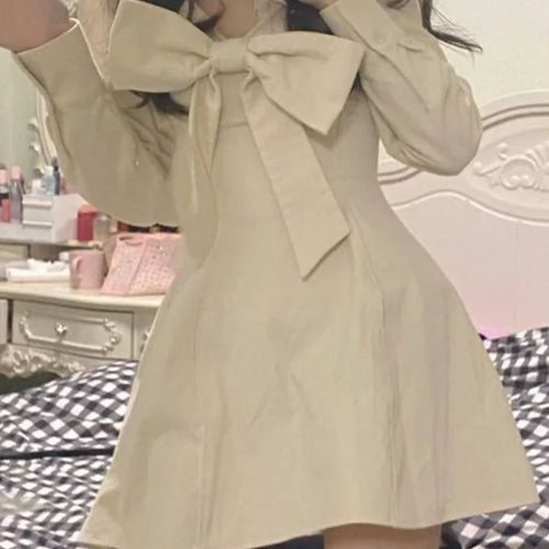 Load image into Gallery viewer, Kawaii School Dress Student Japanese Harajuku Korean Fashion Kpop Sweet Lolita Party Mini Short Dresses Women Autumn
